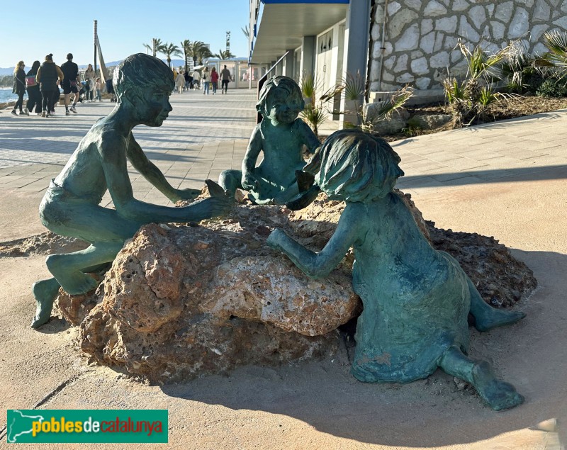 Salou - Conjunt escultòric <i>Jaume I i els nens</i>