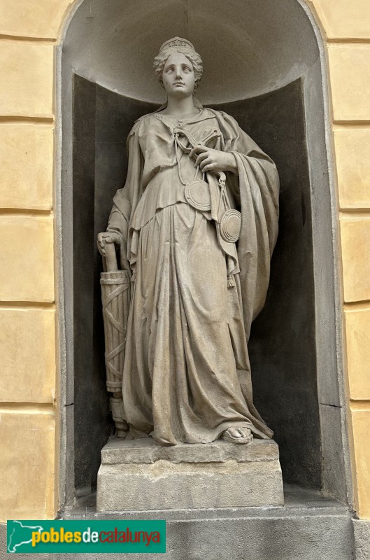 Mataró - Casa de la Vila. La Justícia