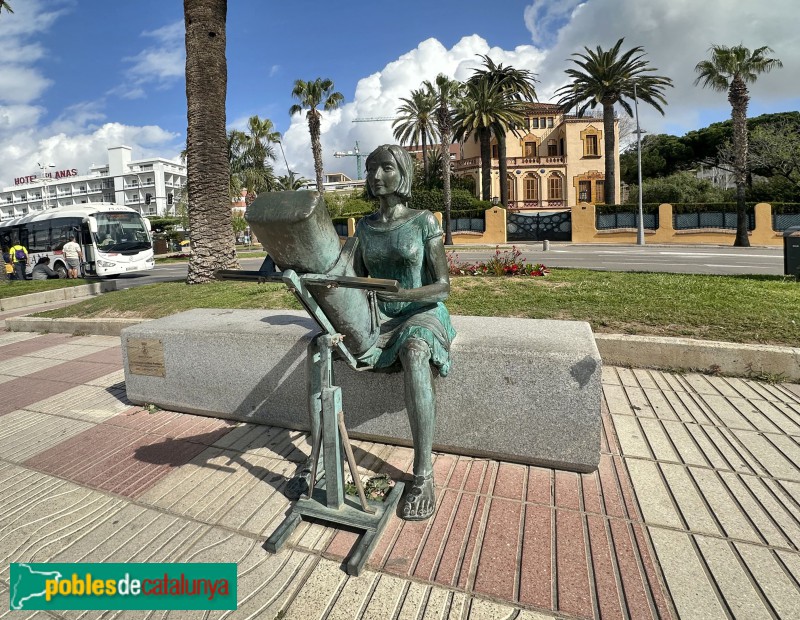 Salou - Escultura <i>la Puntaire</i>