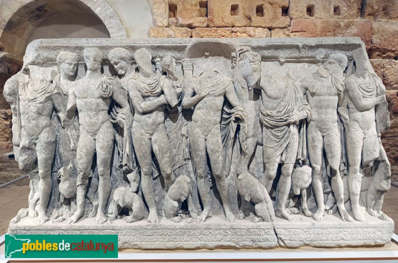 Tarragona - Circ romà. Relleu del Sarcòfag d’Hipòlit