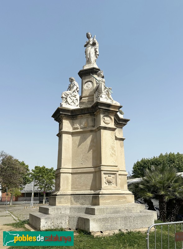 Vilanova i la Geltrú - Monument als Promotors del Ferrocarril