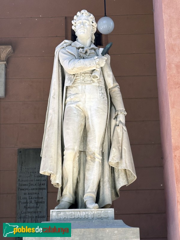 Vilanova i la Geltrú - Escultura de Manuel de Cabanyes (Museu Víctor Balaguer)