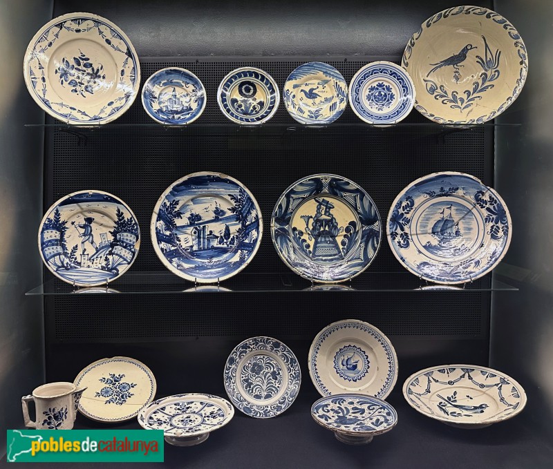 Blioteca-Museu Víctor Balaguer - Plats, gerros i altres objectes de ceràmica dels segles XVII al XIX