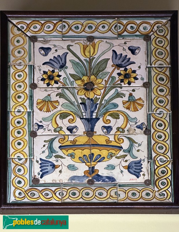 Blioteca-Museu Víctor Balaguer - Plafó segle XVIII