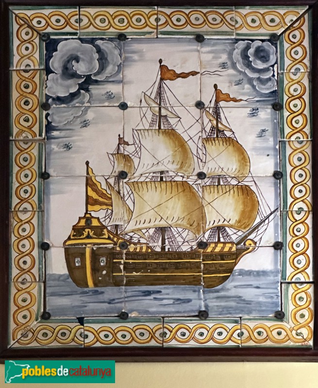 Blioteca-Museu Víctor Balaguer - Plafó segle XVIII