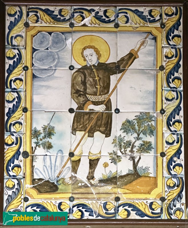 Blioteca-Museu Víctor Balaguer - Plafó de Sant Isidre (segle XVIII)