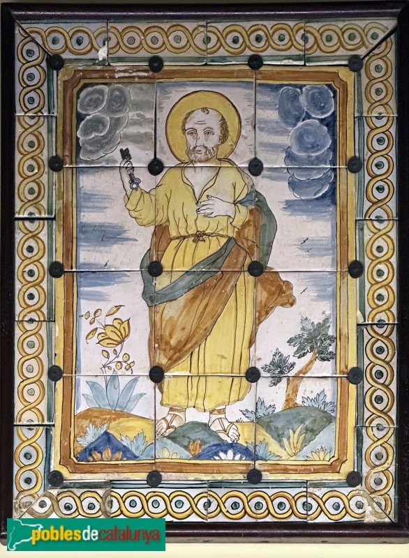 Blioteca-Museu Víctor Balaguer - Plafó de Sant Pere (segle XVIII)