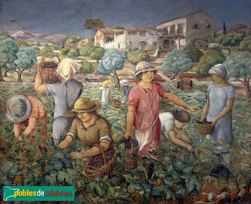 Museu Víctor Balaguer - La verema (Enric C. Ricart, 1925-26) (Foto: Albert Esteves, 2025) Museu Víctor Balaguer - La verema (Enric C. Ricart, 1925-26)