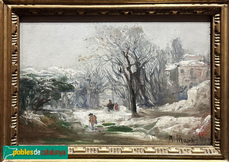 Museu Víctor Balaguer - Paisatge rural amb figures (Ramon Martí Alsina, 1872-84) (Foto: Albert Esteves, 2025) Museu Víctor Balaguer - Paisatge rural amb figures (Ramon Martí Alsina, 1872-84)