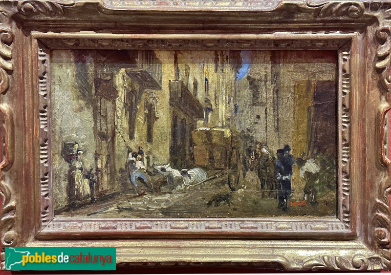 Museu Víctor Balaguer - Paisatge urbà (Ramon Martí Alsina, 1870-84) (Foto: Albert Esteves, 2025) Museu Víctor Balaguer - Paisatge urbà (Ramon Martí Alsina, 1870-84)