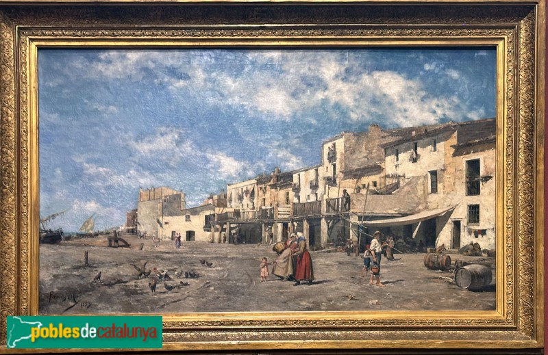 Museu Víctor Balaguer - Platja de Vilanova i la Geltrúl (Joan Ferrer Miró, 1883) (Foto: Albert Esteves, 2025) Museu Víctor Balaguer - Platja de Vilanova i la Geltrúl (Joan Ferrer Miró, 1883)