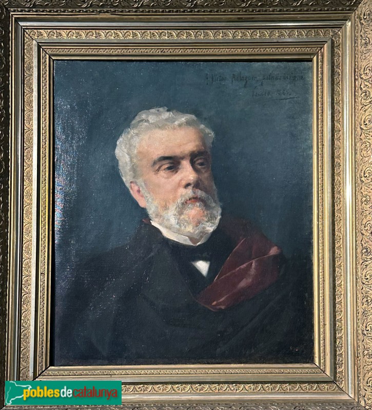 Museu Víctor Balaguer - Retrat de Víctor Balaguer (José Casado del Alisal, 1885) (Foto: Albert Esteves, 2025) Museu Víctor Balaguer - Retrat de Víctor Balaguer (José Casado del Alisal, 1885)