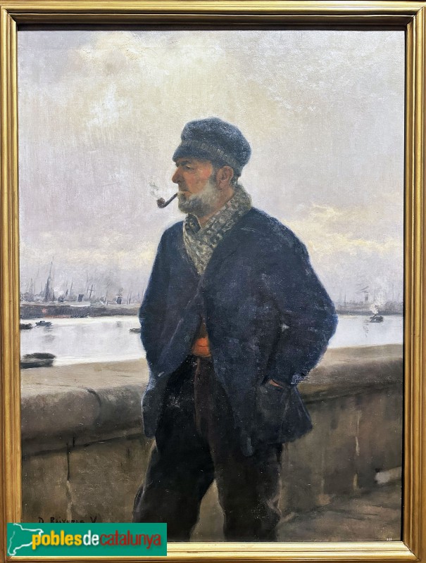 Museu Víctor Balaguer - Retrat d'un boter a la Barceloneta (Dionís Baixeras, 1890) (Foto: Albert Esteves, 2025) Museu Víctor Balaguer - Retrat d'un boter a la Barceloneta (Dionís Baixeras, 1890)