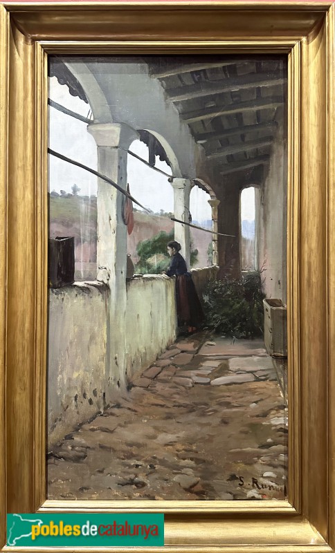 Museu Víctor Balaguer - Tarda de pluja (Santiago Rusiñol, 1889) (Foto: Albert Esteves, 2025) Museu Víctor Balaguer - Tarda de pluja (Santiago Rusiñol, 1889)