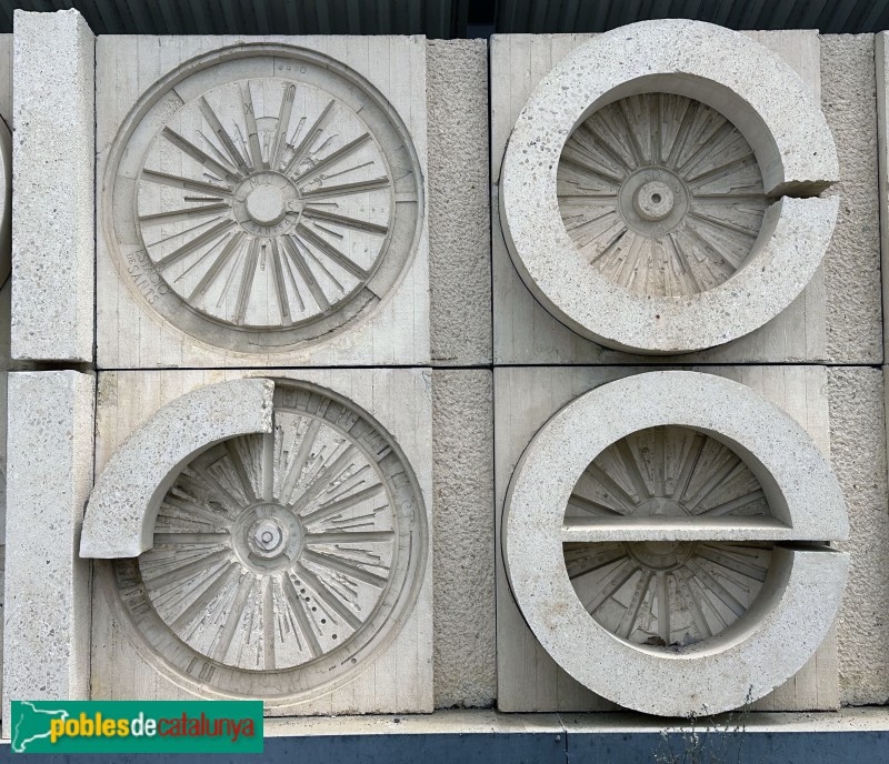 Vilanova i la Geltrú - Museu del Ferrocarril. Fris de l'Estació de Barcelona-Sants