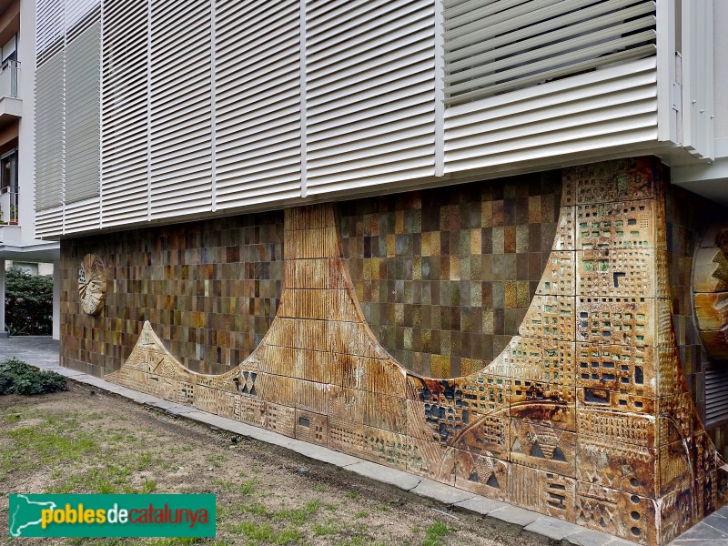 Barcelona - Mosaics del carrer Cavallers, 64