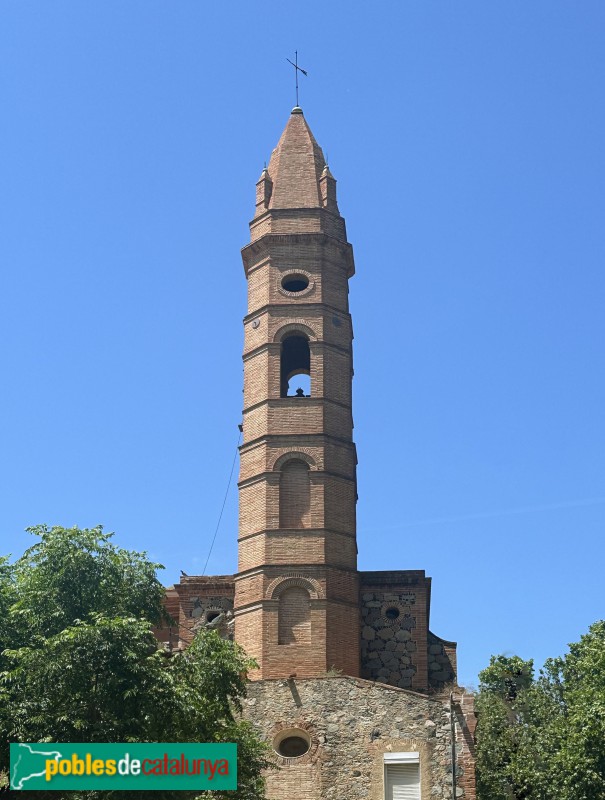 Montbrió del Camp - Església del Carme. Campanar (Foto: Albert Esteves, 2025) Montbrió del Camp - Església del Carme. Campanar