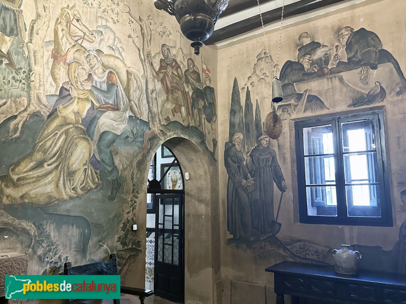 Monestir d'Escornalbou. Mansió d'Eduard Toda. Celler