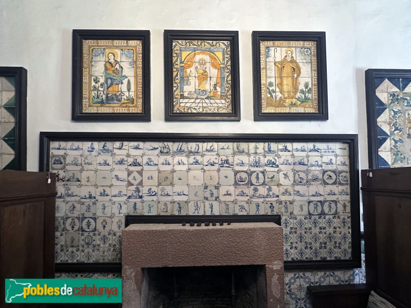 Monestir d'Escornalbou. Mansió d'Eduard Toda. Sala d'espera