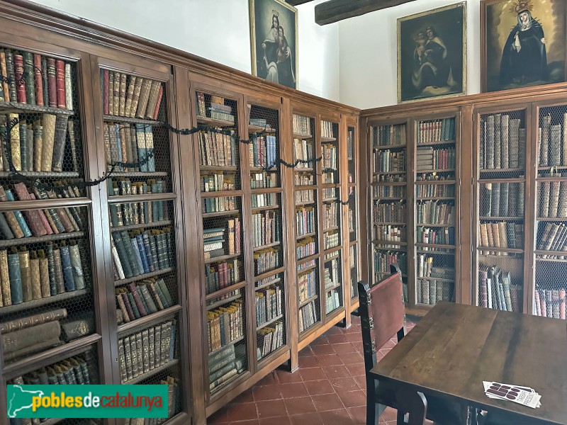 Monestir d'Escornalbou. Mansió d'Eduard Toda. Biblioteca