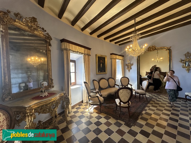 Monestir d'Escornalbou. Mansió d'Eduard Toda. Sala de música