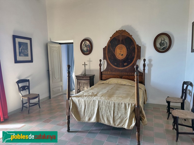 Monestir d'Escornalbou. Mansió d'Eduard Toda. Cambra