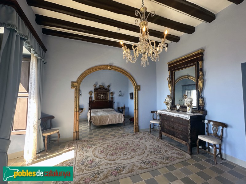 Monestir d'Escornalbou. Mansió d'Eduard Toda. Cambra del Cardenal Francesc Vidal i Barrquer