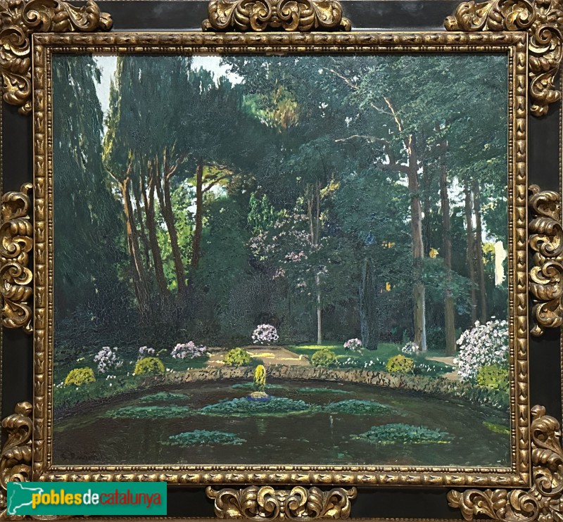 Museu Pau Casals - El brollador del Parc Badés. Santiago Rusiñol, 1929