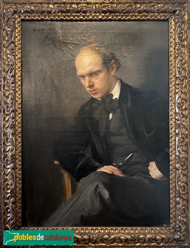 Museu Pau Casals - Retrat de Pau Casals, Eugène Carrière, 1903