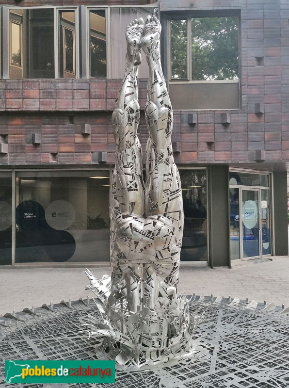 Barcelona - Escultura <i>El Saltador</i>