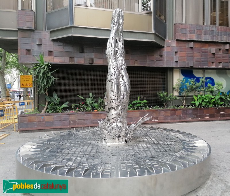 Barcelona - Escultura <i>El Saltador</i>