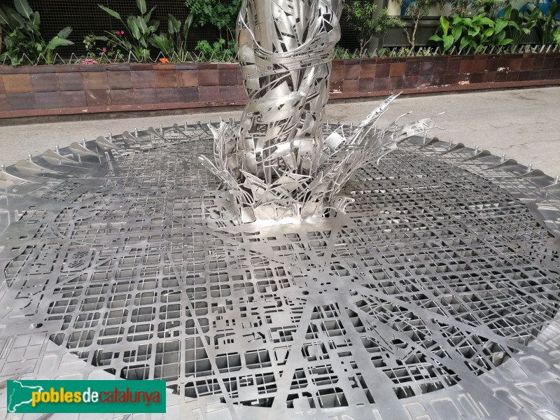 Barcelona - Escultura <i>El Saltador</i>