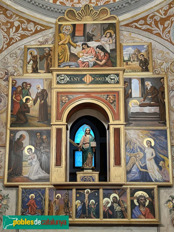 Partdip - Ermita de Santa Marina. Retaule modern. Obra de Carles Arola