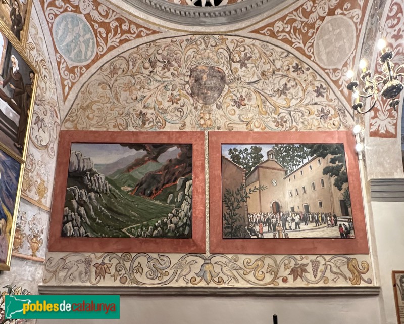 Partdip - Ermita de Santa Marina. Decoració del presbiteri