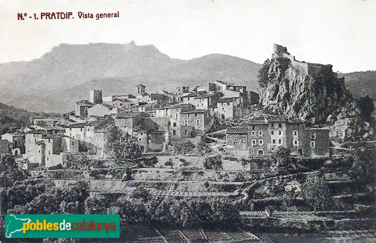 Pratdip - Nucli antic. Postal antiga