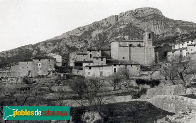 Colldejou - Nucli antic. Postal antiga