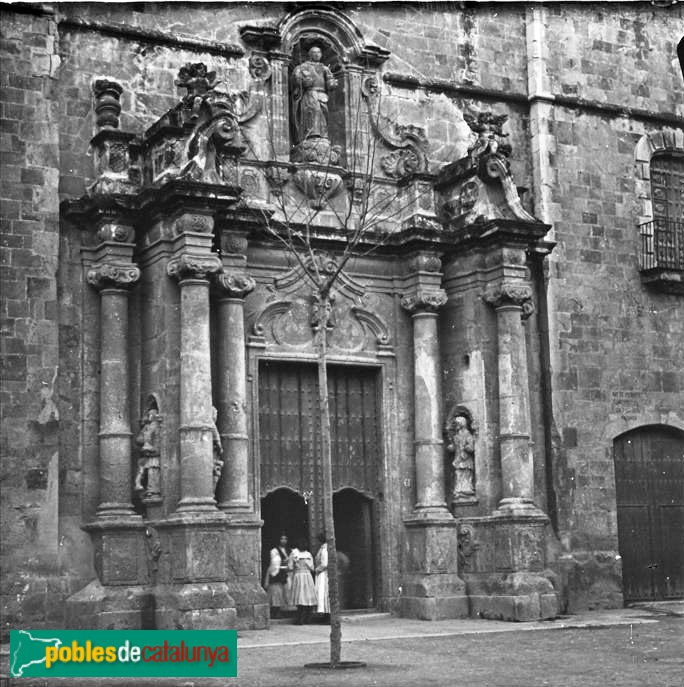 El Vendrell - Església de Sant Salvador. Portada