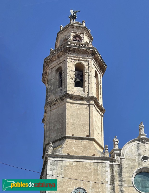 El Vendrell - Església de Sant Salvador. Campanar