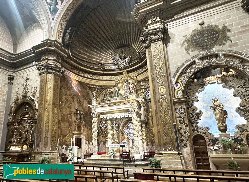 El Vendrell - Esglesia de Sant Salvador. Altar Major