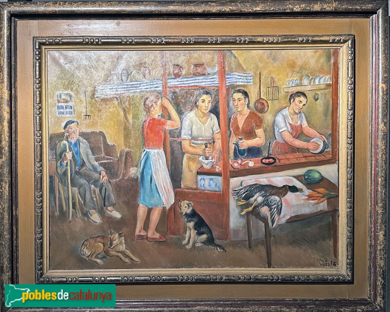 El Vendrell - Museu Deu - Joaquim Sunyer. Cuina de muntanya