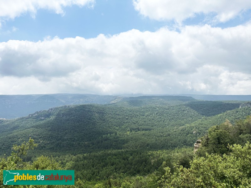 Prades - Panoràmica des de l'Abellera