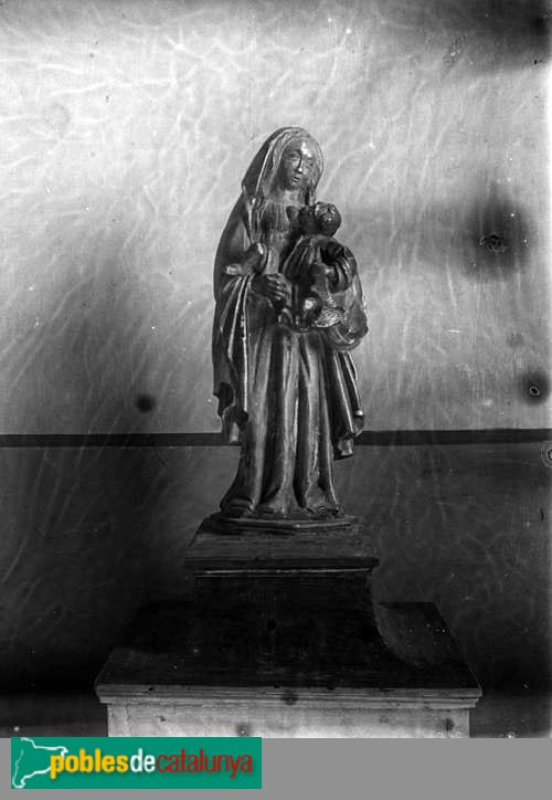 Prades - Imatge de la Mare de Déu de l'Abellera