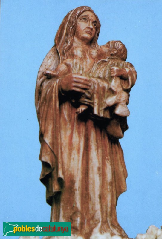 Prades - Imatge de la Mare de Déu de l'Abellera. Reproducció moderna