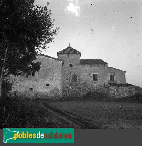 Girona - Can Barril (Foto: <i>Francesc Blasi -Arxiu Fotogràfic Centre Excursionista de Catalunya-</i>, 1922) Girona - Can Barril