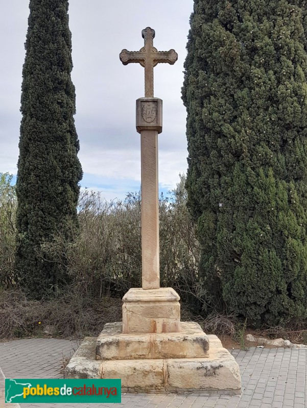 L'Espluga de Francolí - Creu de terme del Camí de Montblanc (Foto: <i>Agents rurals -invarquit.cultura.gencat.cat-</i>, 2024) L'Espluga de Francolí - Creu de terme del Camí de Montblanc