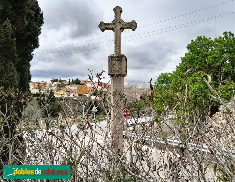 L'Espluga de Francolí - Creu de terme del Camí de Montblanc (Foto: <i>Agents rurals -invarquit.cultura.gencat.cat-</i>, 2024) L'Espluga de Francolí - Creu de terme del Camí de Montblanc