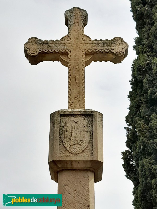 L'Espluga de Francolí - Creu de terme del Camí de Montblanc (Foto: <i>Agents rurals -invarquit.cultura.gencat.cat-</i>, 2024) L'Espluga de Francolí - Creu de terme del Camí de Montblanc