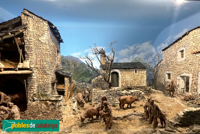 L'Espluga de Francolí - Museu Terra. Diorama d'un pessebre