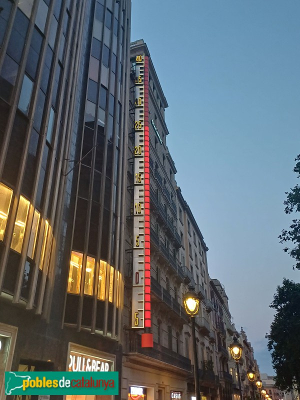 Barcelona - Termòmetre de Can Cottet