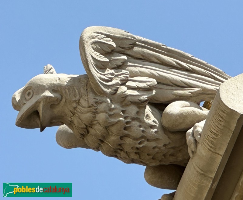 Argentona - Església de Sant Julià. Capella del Sagrament. Gàrgola